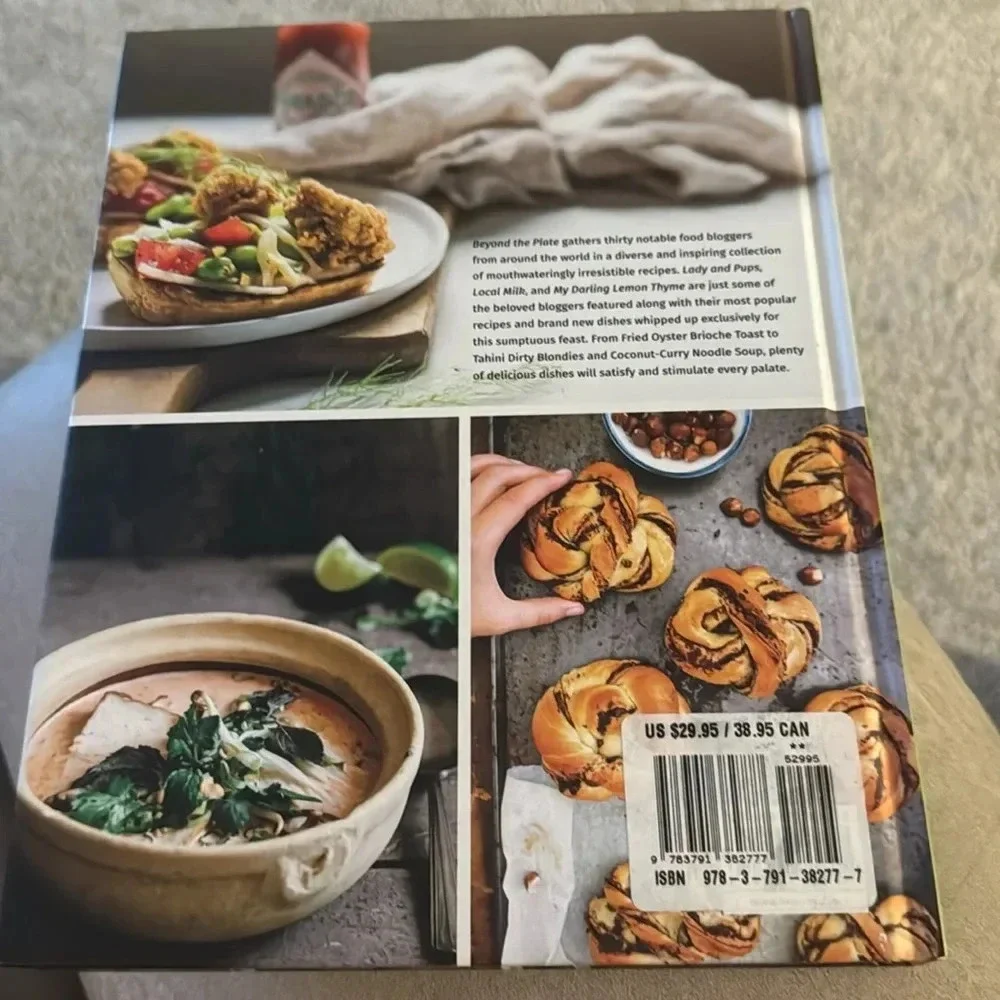 *Final Price* Beyond The Plate Cookbook Hardcover EUC Top Food Recipes